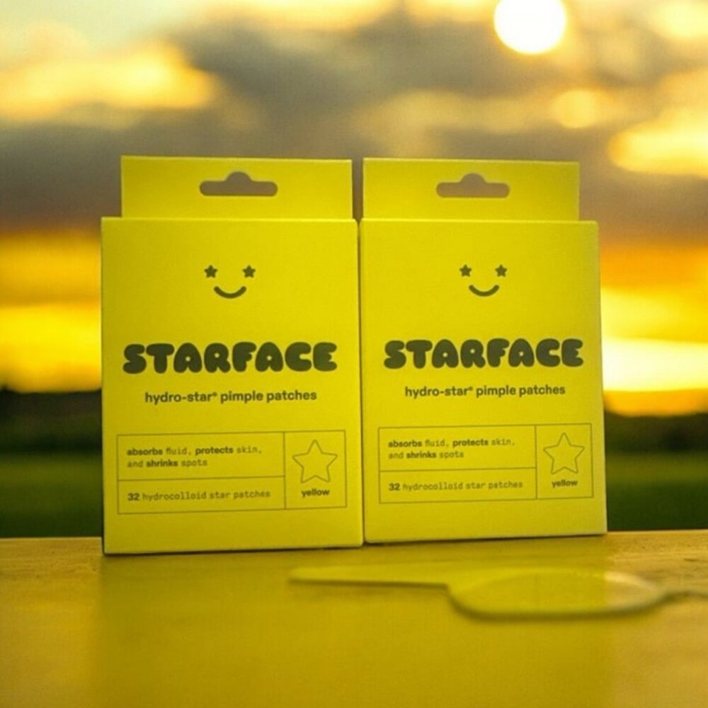 Starface Hydro-Star Pimple Patches Refill - 32ct Yellow box Lot Of 2 NIB!